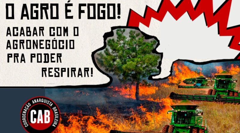 O AGRO É FOGO! ACABAR COM O AGRONEGÓCIO PARA PODER RESPIRAR!