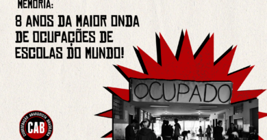 MEMÓRIA: 8 ANOS DA MAIOR ONDA DE OCUPAÇÕES DE ESCOLA DO MUNDO!