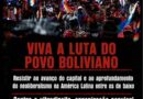 Solidariedade ao povo Boliviano